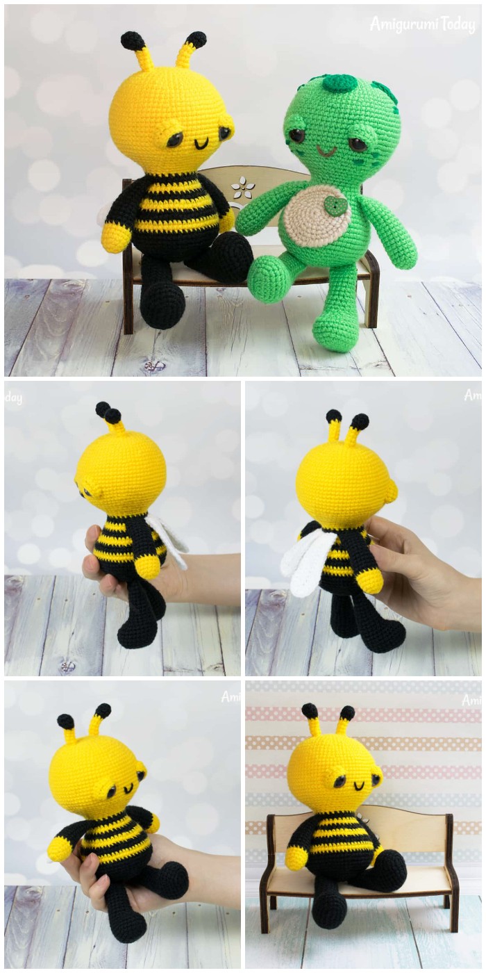 Soft Dreamy Bee Amigurumi Pattern